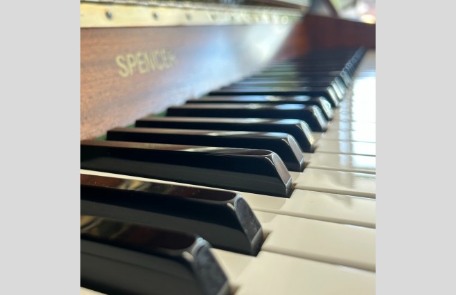 Spencer Satin Teak 108 Upright Piano, Used - All Inclusive Premium Package (SN:WS676) - Image 12